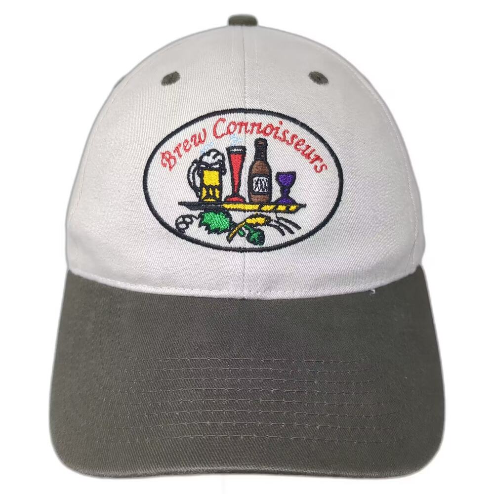 Vitronic Baseball Cap Beige Green One Size Brew Connoisseurs Beer Hat Strapback